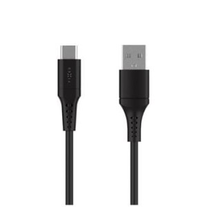 FIXED przewód USB-C/USB-C, 0,3m, czarny