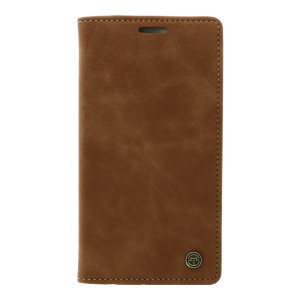 Etui skórzane z klapką iPhone 11, karmel
