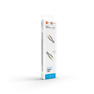 FIXED Data&Charging Cable, 0.5m, biały