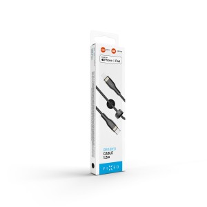 FIXED Data&Charging Cable, 0.5m , czarny