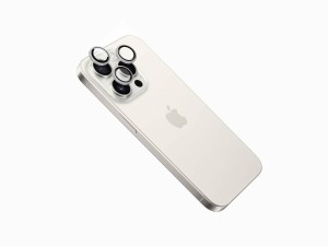 Szkło ochronne aparatu iPhone 16 Pro/16 Pro Max, tytan biały
